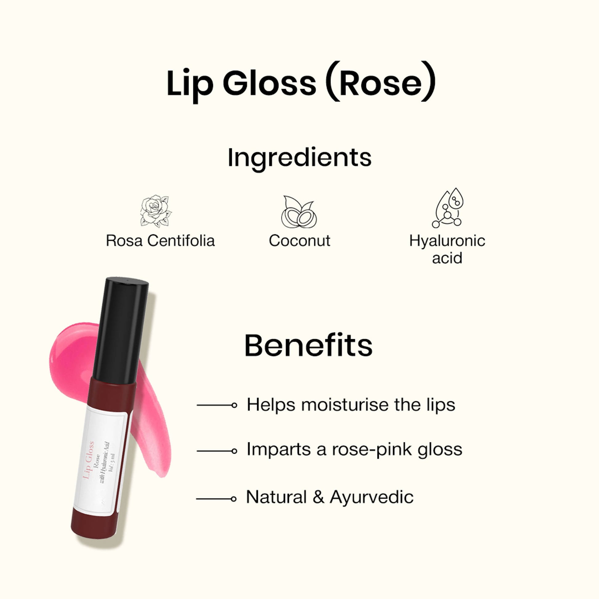 SADHEV Lip Gloss - Rose