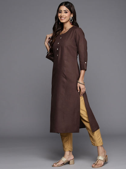 Indyancart IE Women Solid Kurta