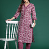 Dhiyona IE Paisley Printed Pure Cotton Kurta with Trousers