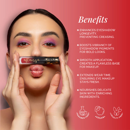 Aflairza Premium Velvet Liquid Eyeshadow & Eye Primer - Red