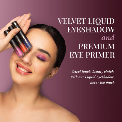 Aflairza Premium Velvet Liquid Eyeshadow & Eye Primer - Black Grapes