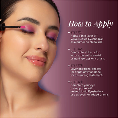 Aflairza Premium Velvet Liquid Eyeshadow & Eye Primer - Black Grapes