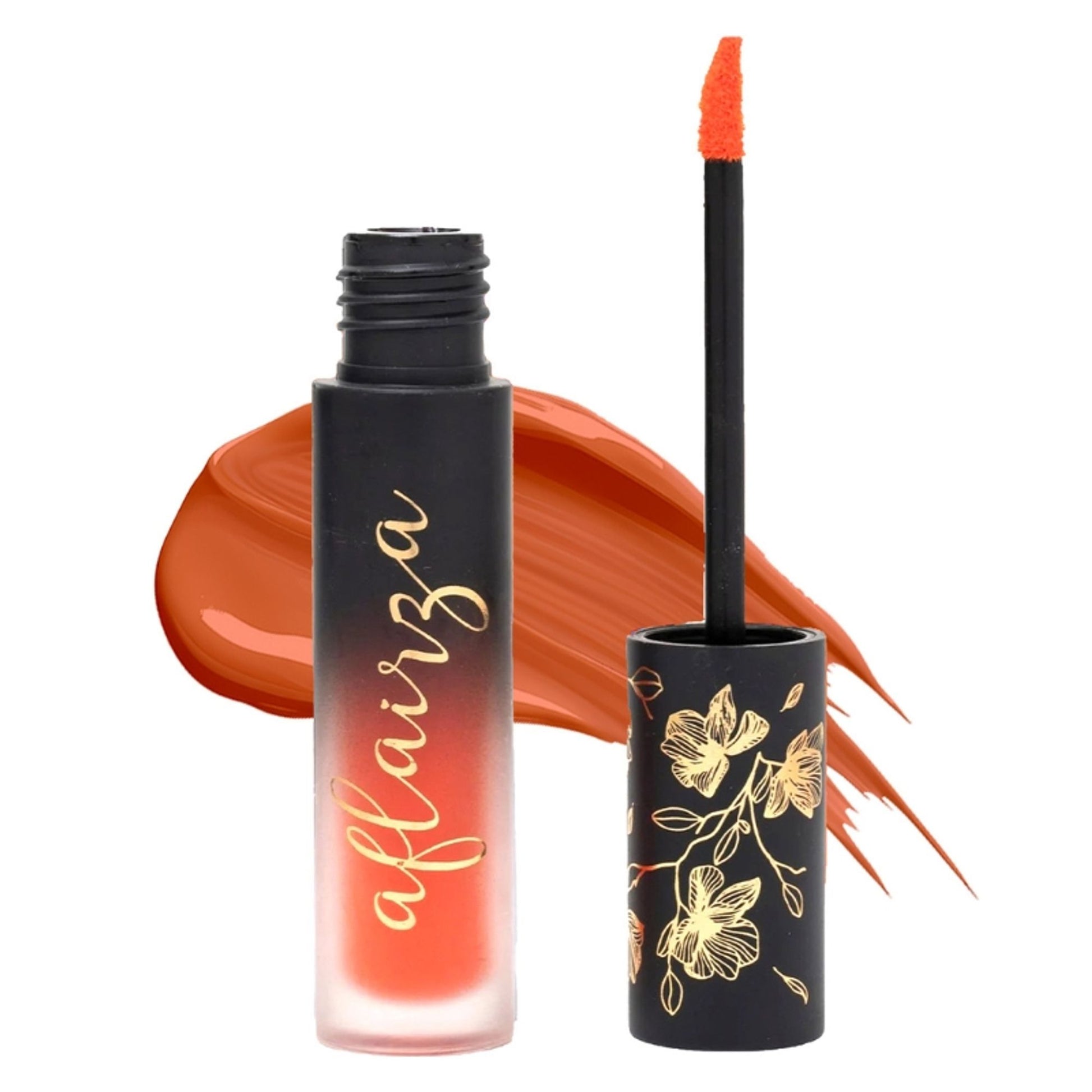 Aflairza Premium Velvet Liquid Eyeshadow & Eye Primer - Orange