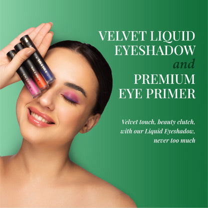 Aflairza Premium Velvet Liquid Eyeshadow & Eye Primer - Green