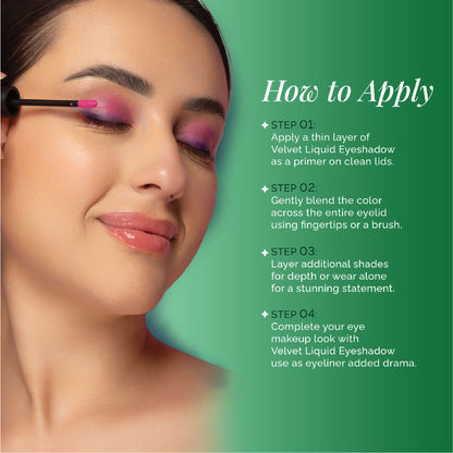 Aflairza Premium Velvet Liquid Eyeshadow & Eye Primer - Green