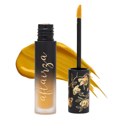 Aflairza Premium Velvet Liquid Eyeshadow & Eye Primer - Yellow