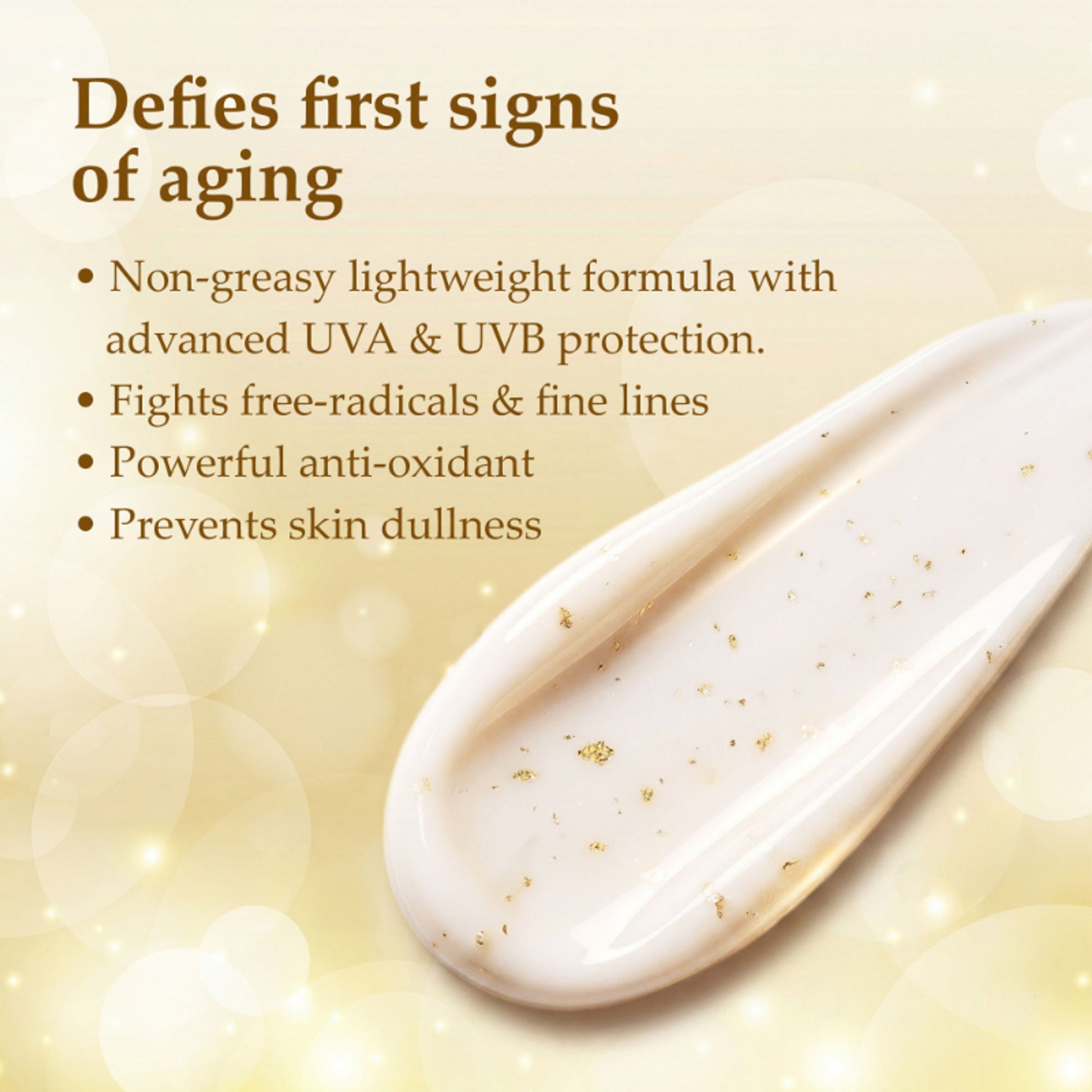 Bio-essence 24K Gold Day Cream SPF25 PA+++, Niacinamide, Sun Protection Face Moisturiser