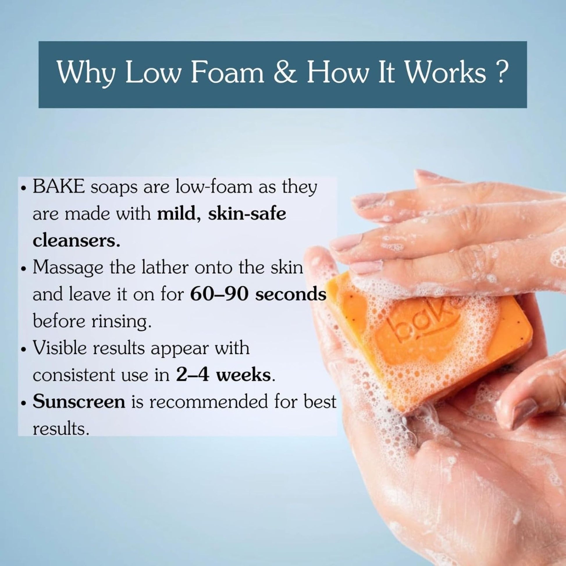 BAKE 2% Kojic Acid Soap For Pigmentation, Dark Spots & Tan Removal