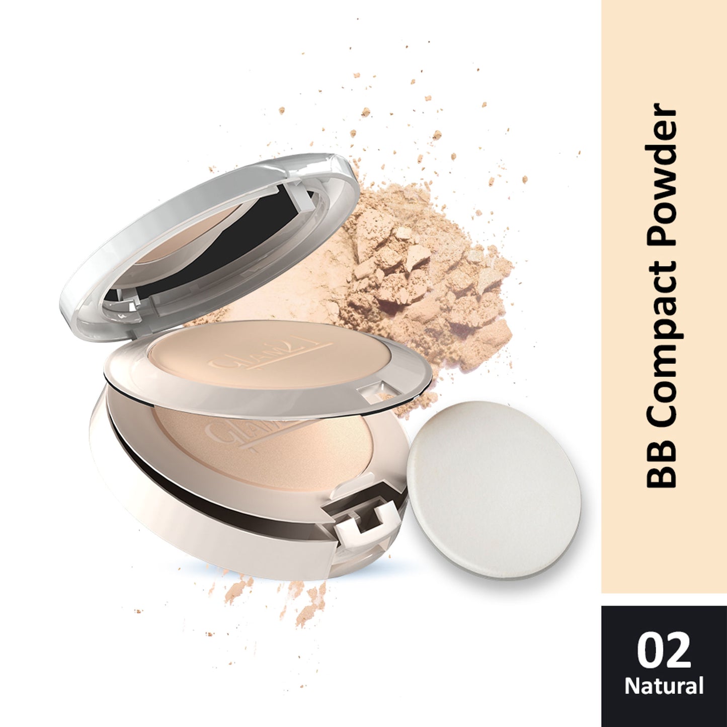 GLAM21 BB Powder Compact Matte Finish - Natural