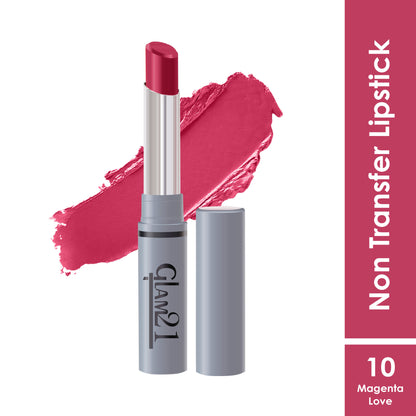 GLAM21 Long Lasting Non-transfer Lipstick - Magenta Love