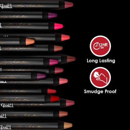 GLAM21 Lip Seduction Non- Transfer Crayon Lipstick - Joy Ride