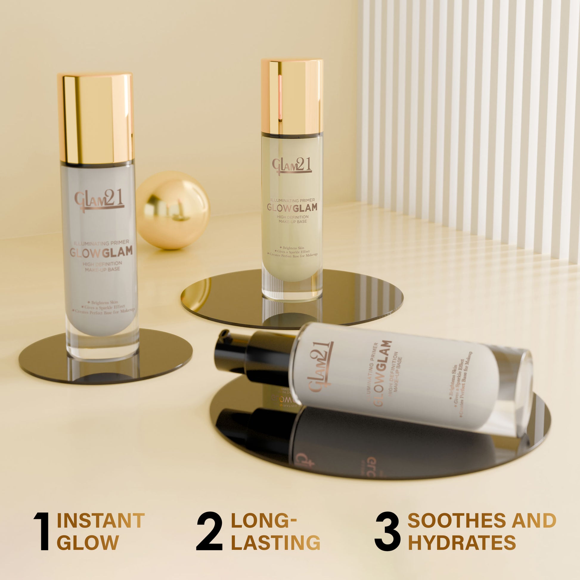 GLAM21 Highlighting HD Primer Glowglam - Natural Tint