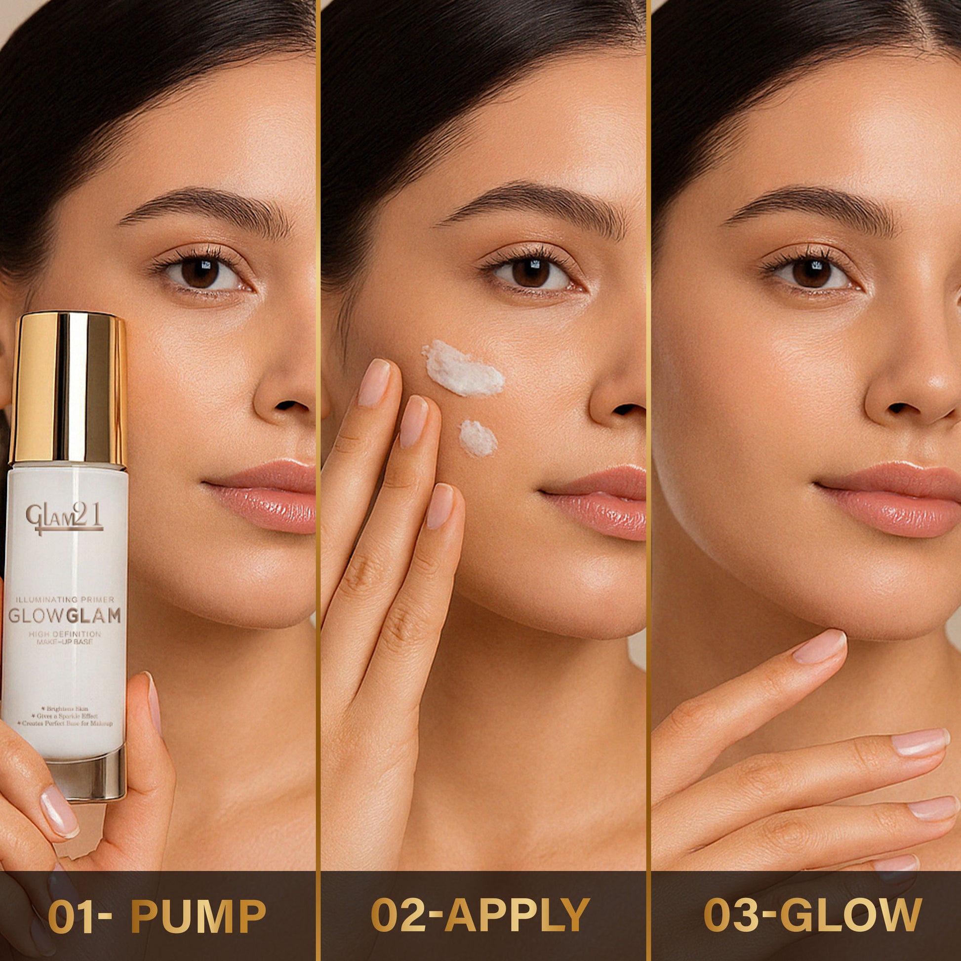 GLAM21 Highlighting HD Primer Glowglam - Natural Tint