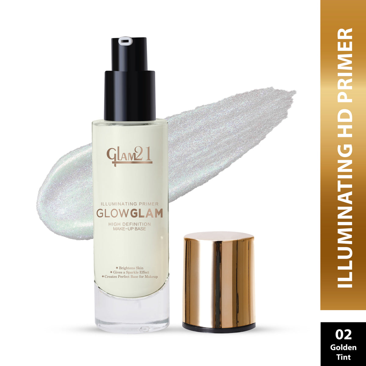 GLAM21 Highlighting HD Primer Glowglam - Golden Tint