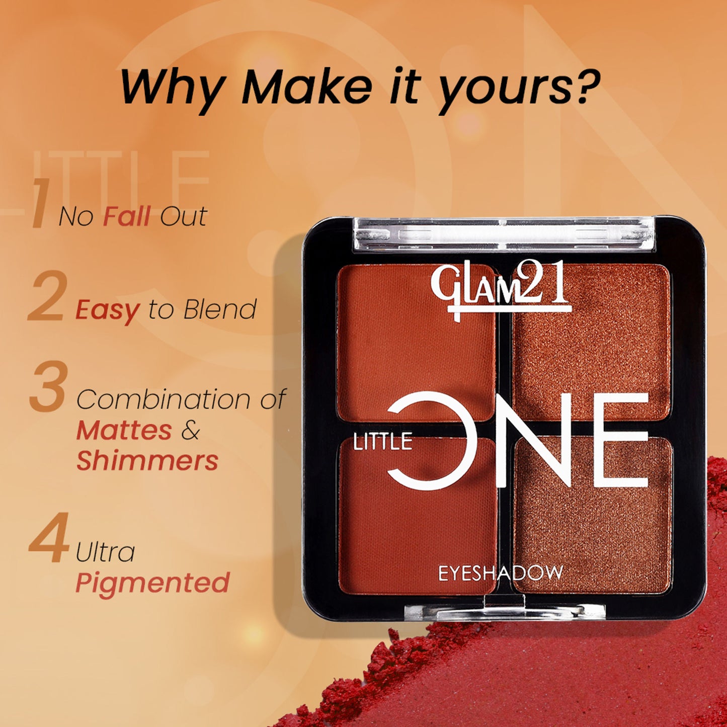 GLAM21 Little One 4-in-1 Eyeshadow Palette - Firework 03
