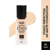 GLAM21 Studio Perfection HD Matte Long Stay Water Proof Foundation - Ivory 01
