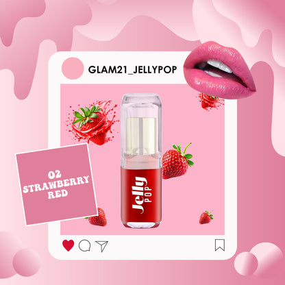 GLAM21 Jelly POP Hydrating Fruity & Refreshing - Strawberry Red 02