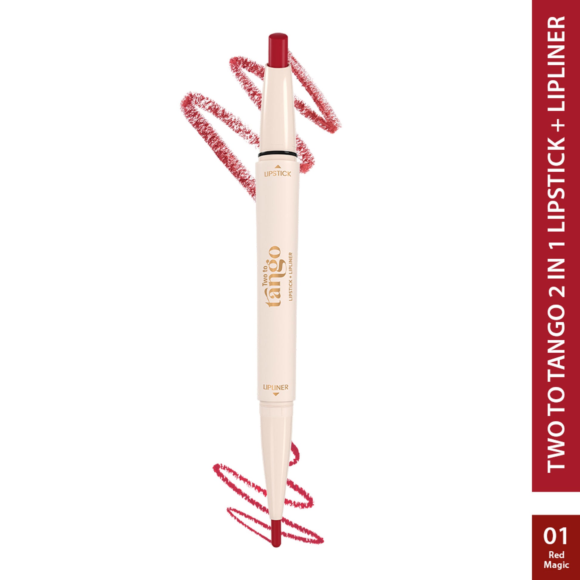 GLAM21 Two To Tango Lip Liner + Lipstick Duo - Red Magic