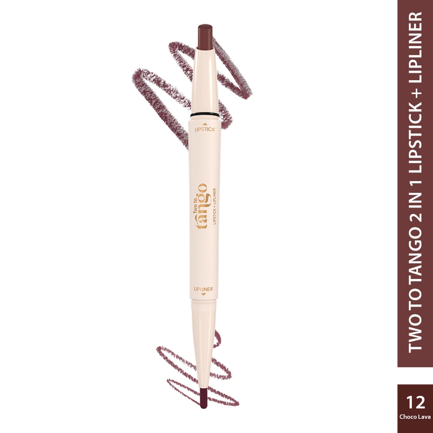 GLAM21 Two To Tango Lip Liner + Lipstick Duo - Choco Lave