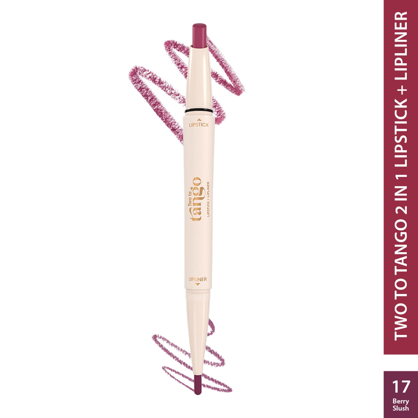 GLAM21 Two To Tango Lip Liner + Lipstick Duo - Berry Slush