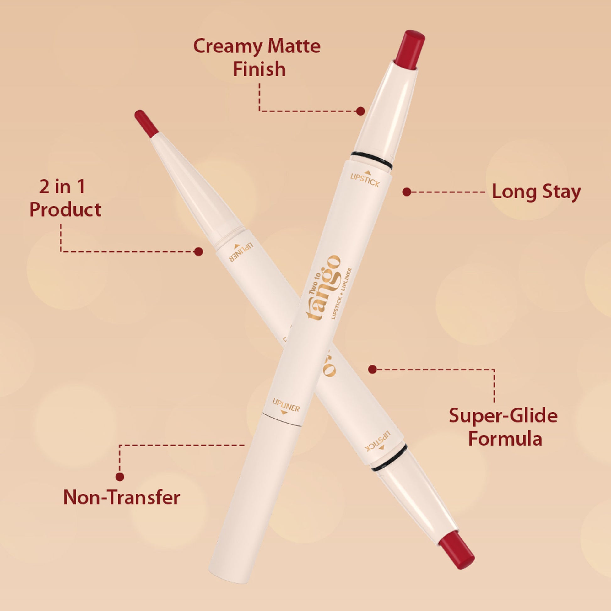 GLAM21 Two To Tango Lip Liner + Lipstick Duo - Berry Slush