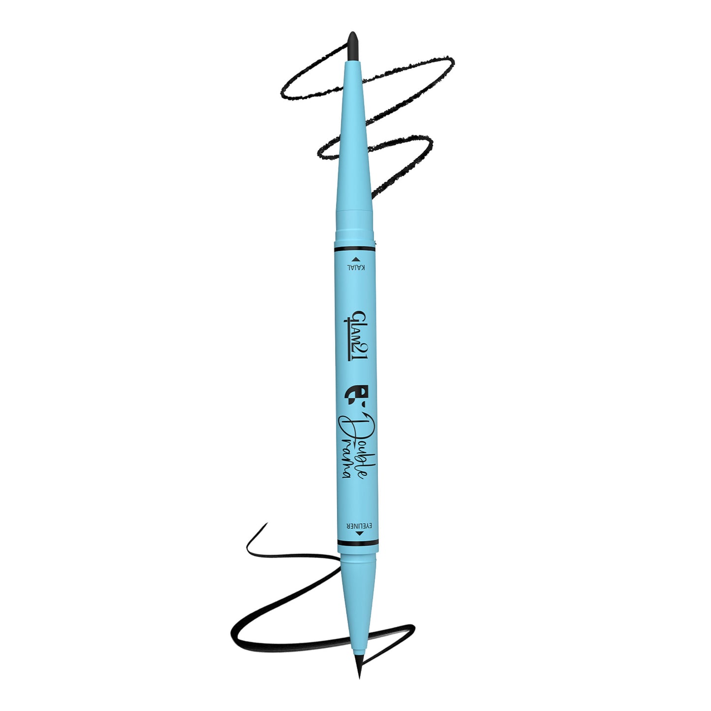 GLAM21 Intense Black 24Hours Double Drama Duo Kajal + Eyeliner