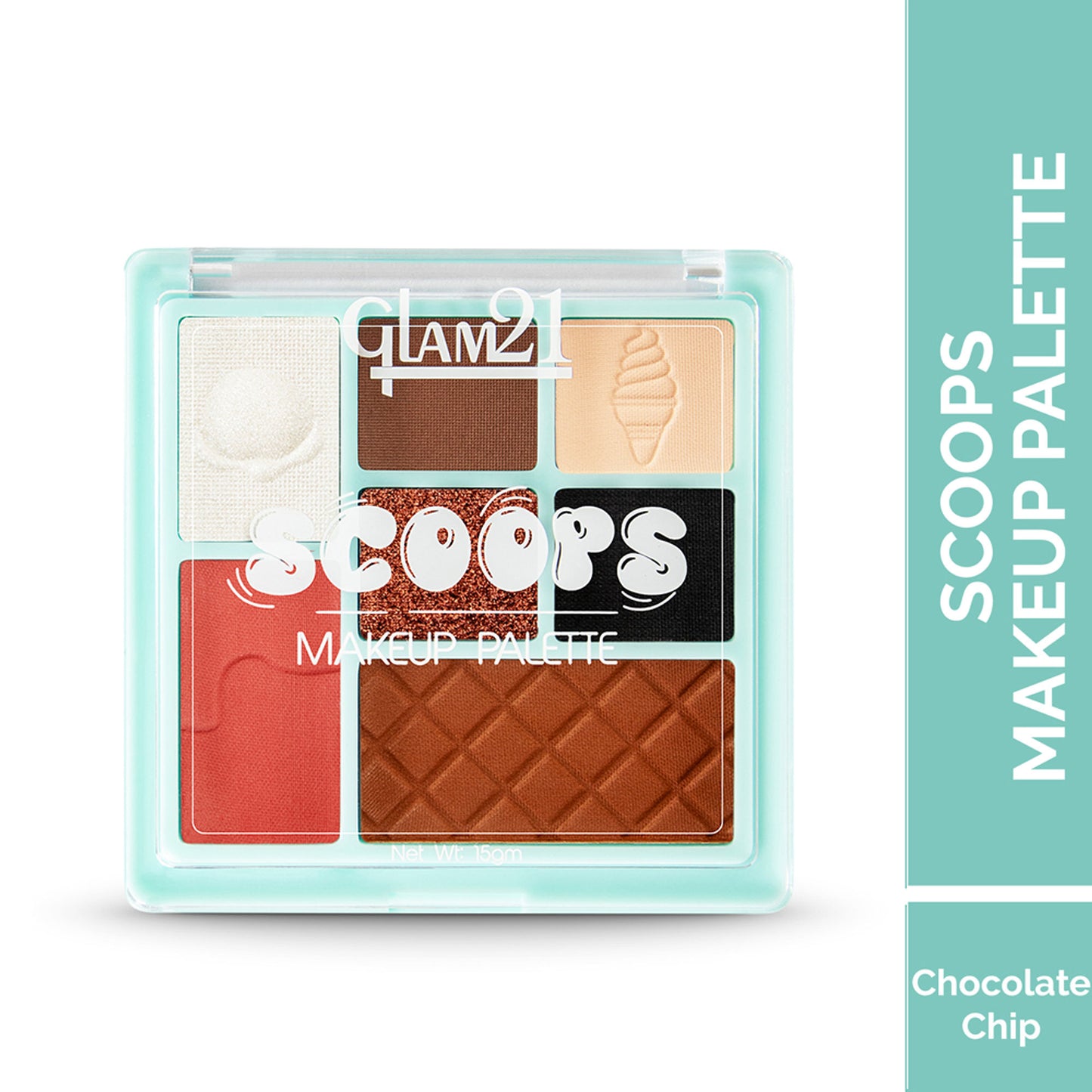 GLAM21 Scoop Makeup Palette - Chocolate Chip