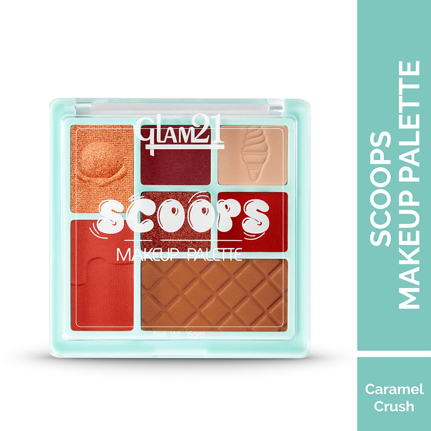 GLAM21 Scoop Makeup Palette - Caramel Crush