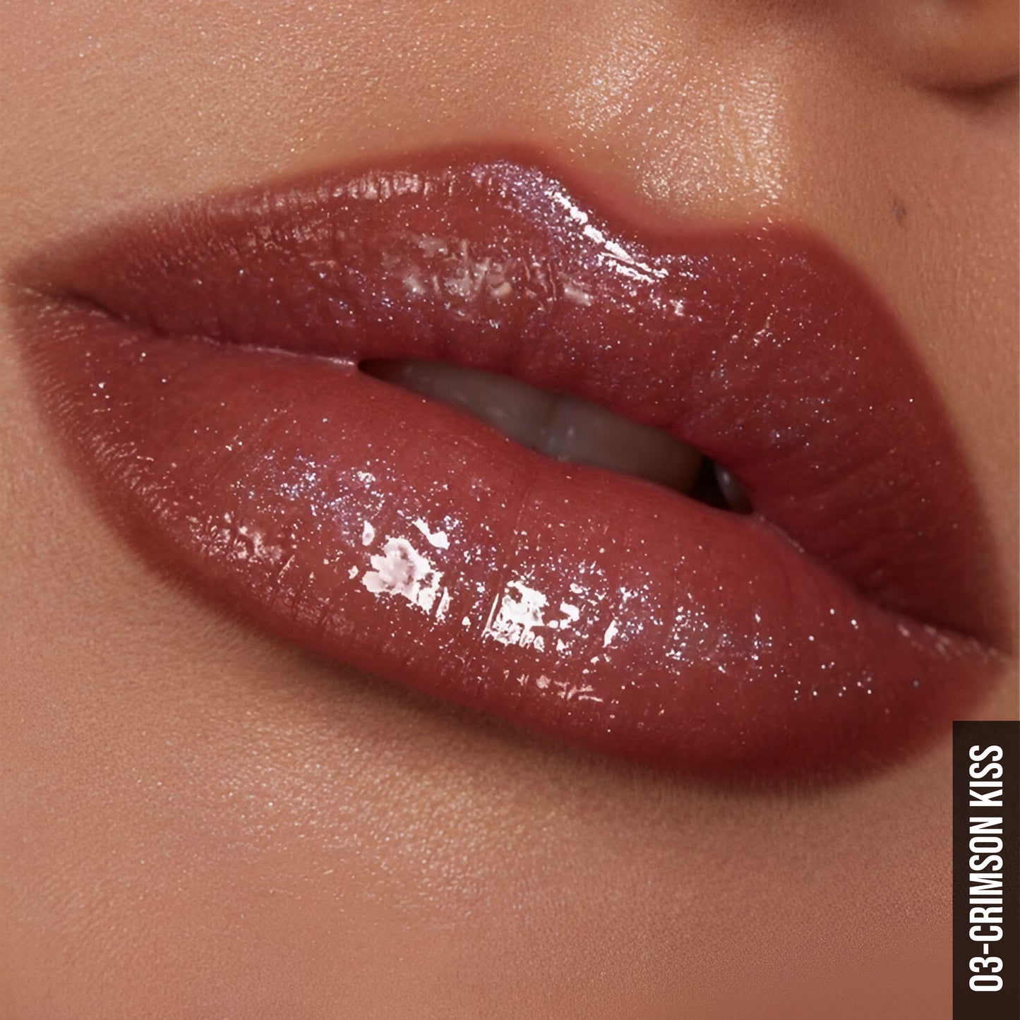 GLAM21 Pout Shimmer Lip Gloss - Crimson Kiss
