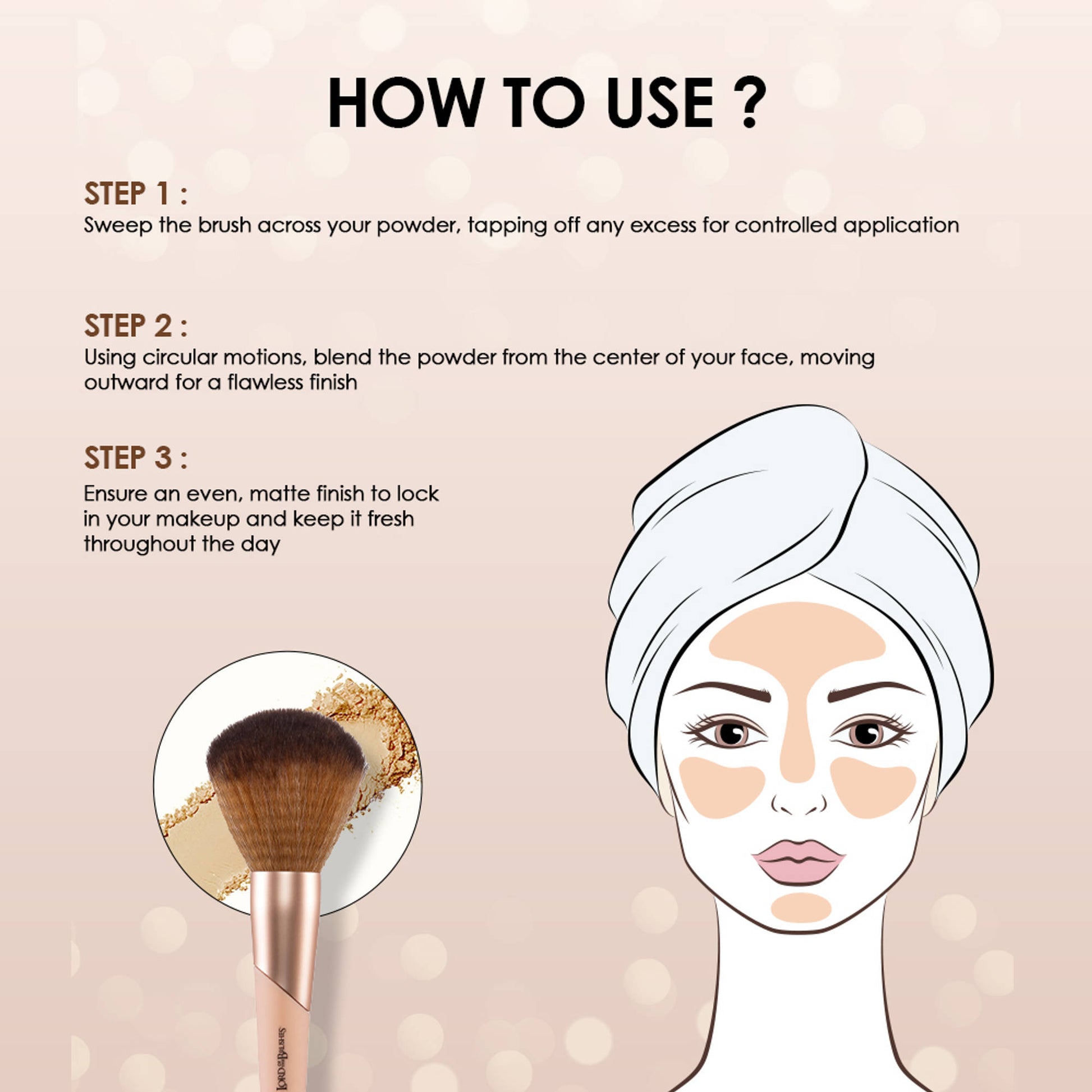 GLAM21 Lord Of The Brushes - Powder Brush