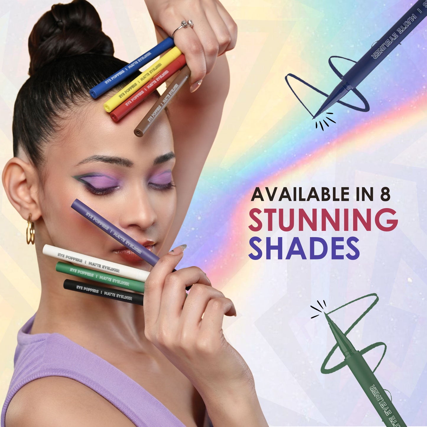GLAM21 Eye Poppers Matte Eyeliner - Valentina