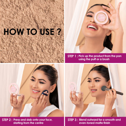 GLAM21 Forever Matte Compact - Neutral