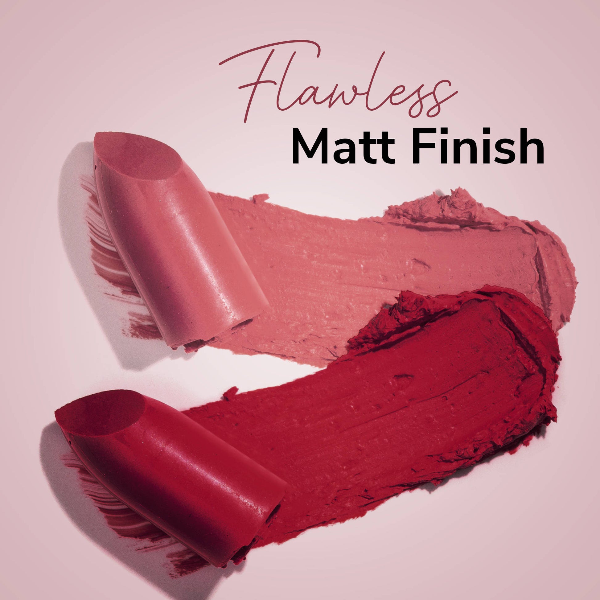 Mila Beauté Matte Set Of 3 Lipstick Long Lasting & Lightweight Rich Pigment - Mauves & Pinks
