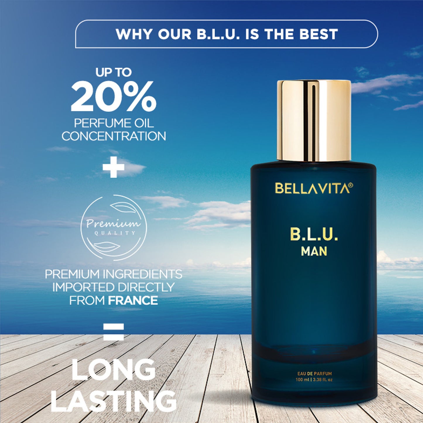 Bella Vita B.L.U Man EDP Perfume