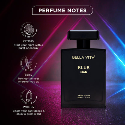 Bella Vita Organic Luxury KLUB Perfume For Him
