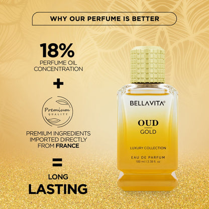 Bella Vita OUD GOLD Eau De Parfum for Men
