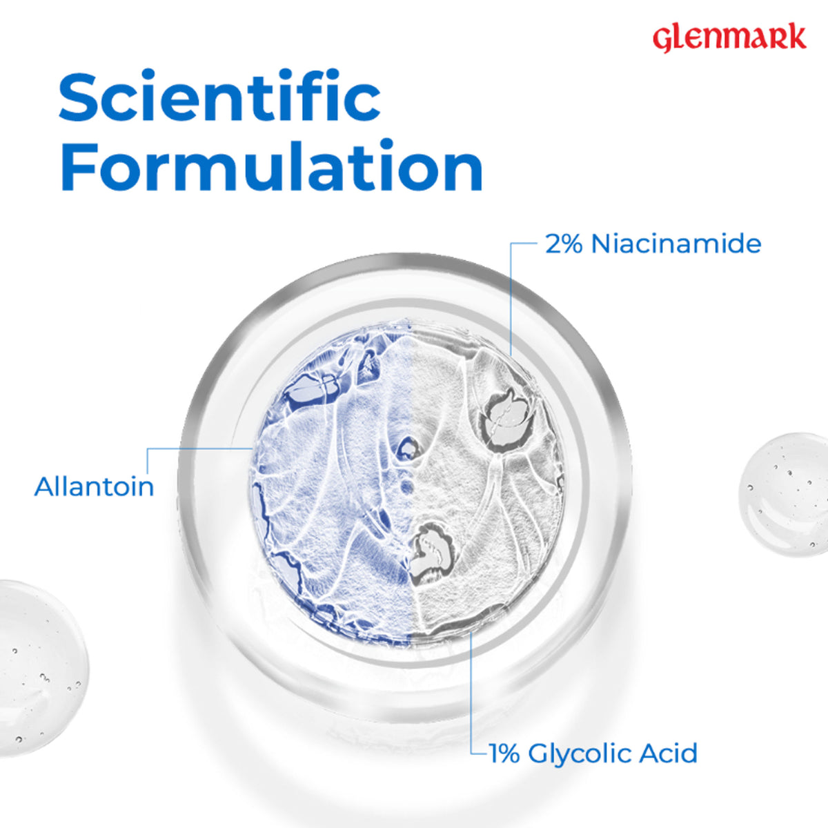 D'Acne Soft Face Wash with 2% Niacinamide and 1% Glycolic Acid for visible acne reduction in 10 days, shown in the image