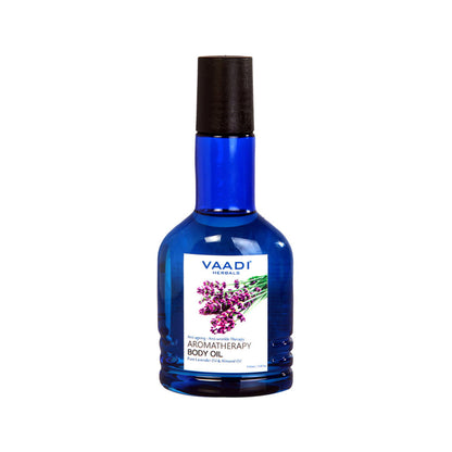 Vaadi Herbals Aromatherapy Body Oil With Lavender & Almond Oil