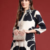 Indyancart IE Floral Printed Sequinned Kurta with Palazzos