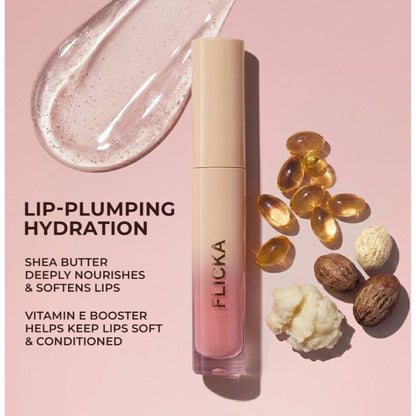 FLiCKA Premium Plump Lip Plumper - Glossy Shine