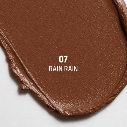 Flicka Lip Poetry Creamy Matte Lipstick Intense Pigment Easy Apply Smooth Finish - 07 Rain Rain