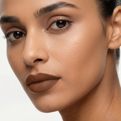 Flicka Lip Poetry Creamy Matte Lipstick Intense Pigment Easy Apply Smooth Finish - 07 Rain Rain