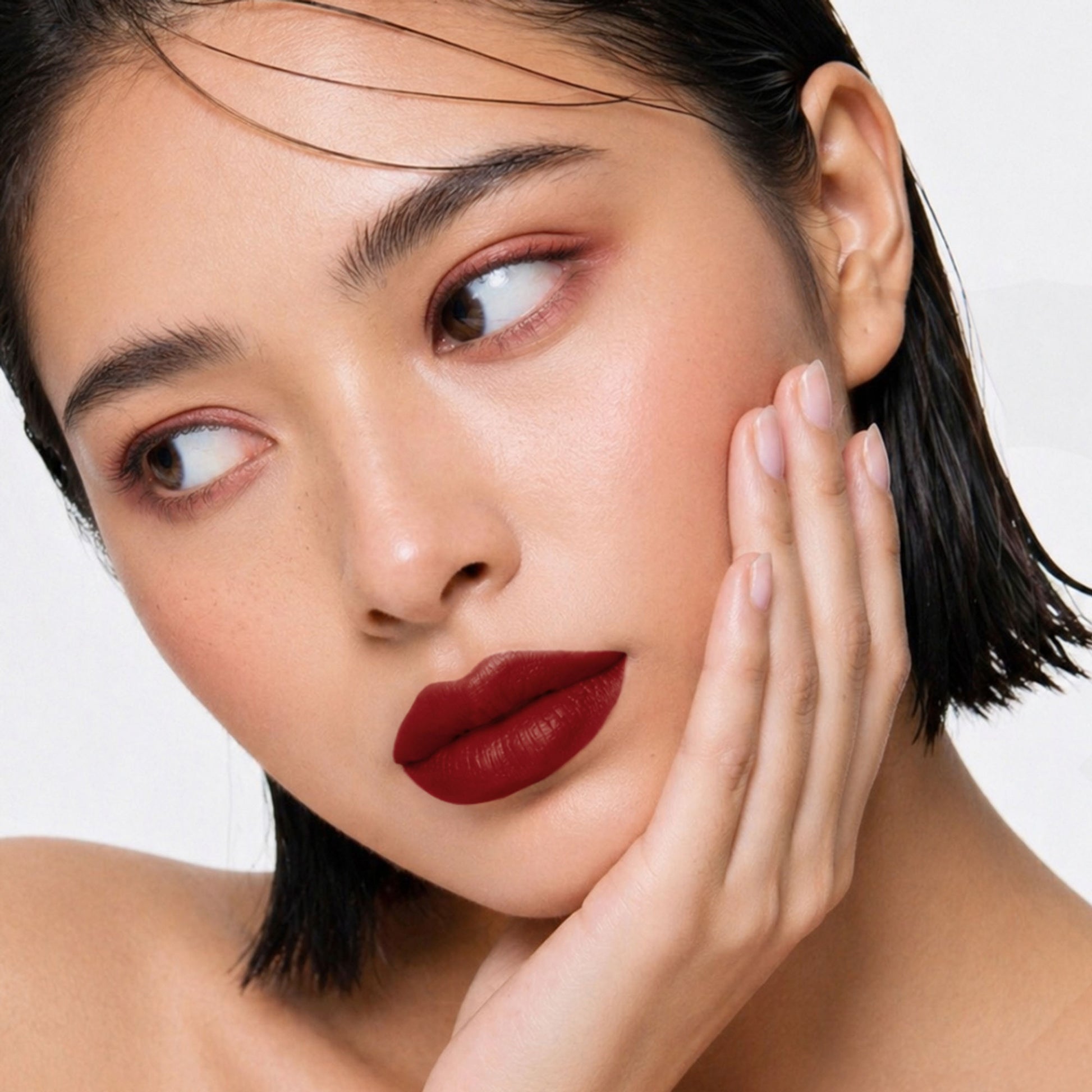 Flicka Lip Poetry Creamy Matte Lipstick Intense Pigment Easy Apply Smooth Finish - 08 Ding Dong