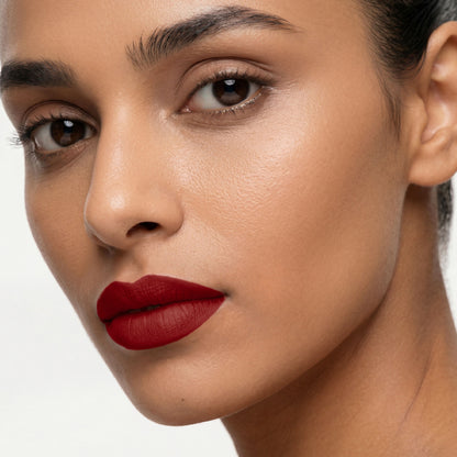 Flicka Lip Poetry Creamy Matte Lipstick Intense Pigment Easy Apply Smooth Finish - 08 Ding Dong