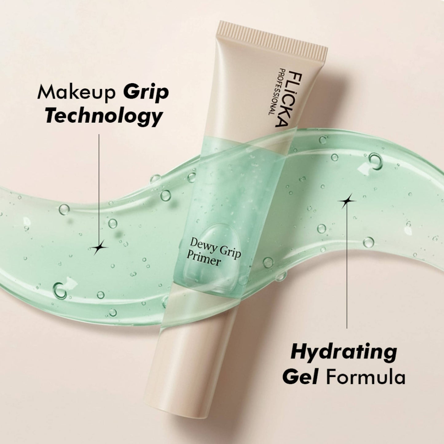 FLiCKA Dewy Grip Primer Hydrating Gel Formula For Smooth And Bright Skin