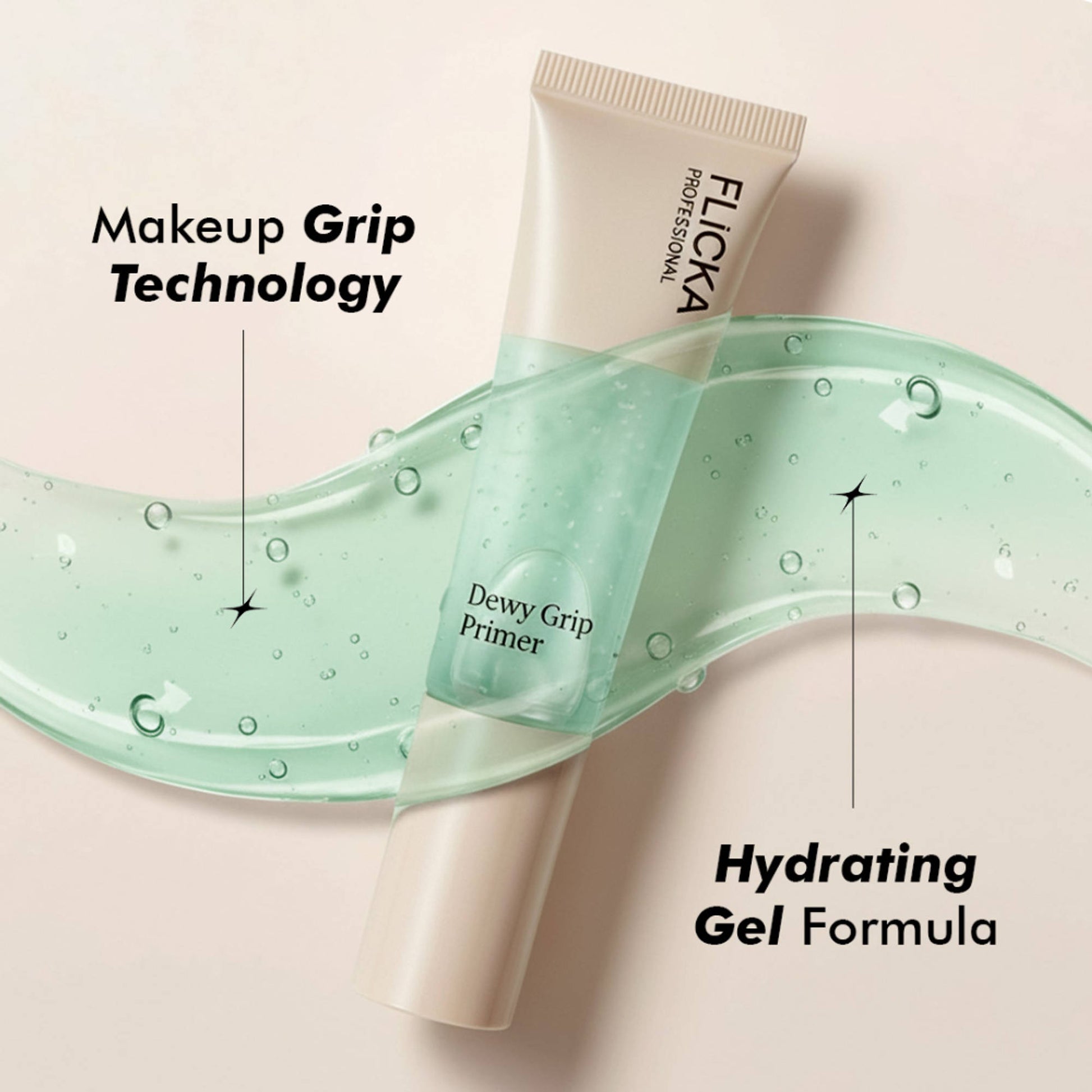 FLiCKA Dewy Grip Primer Hydrating Gel Formula For Smooth And Bright Skin