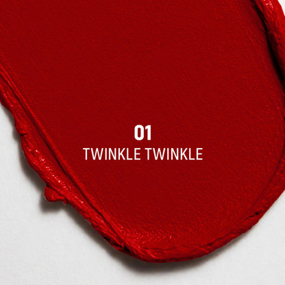 Flicka Lip Poetry Creamy Matte Lipstick Intense Pigment Easy Apply Smooth Finish - 01 - Twinkle Twinkle