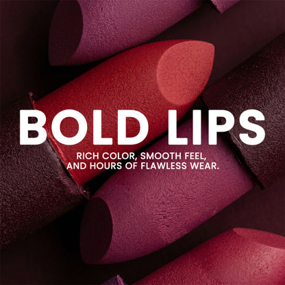 Flicka Tomato Bullet Lipstick Long Lasting Lightweight Intense Pigment Rich Matte Finish - Shade 13