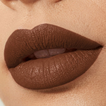FLiCKA Flicka Tomato Bullet Lipstick Shade 16 with rich matte finish, lightweight formula, and intense pigment.