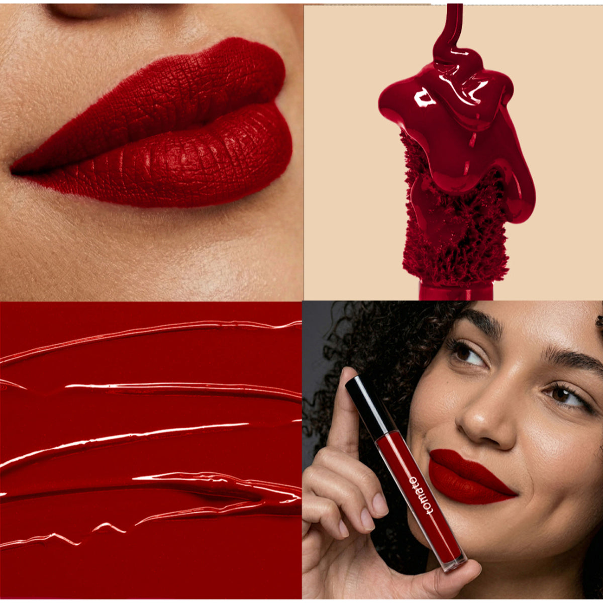 FLiCKA Flicka Tomato Liquid Lipstick in shade 06, rich matte finish, long-lasting, intense pigment, smudge-proof lip color.